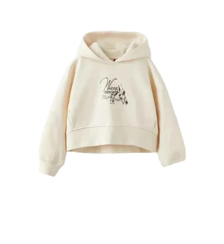 Women's Cropped Graphic Hoodie 